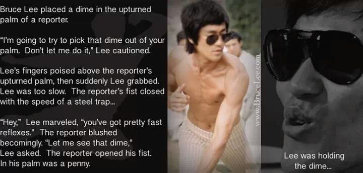 Freaking Bruce Lee.