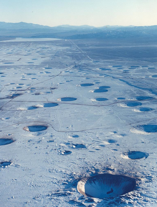 This is what nearly 20 years of nuke testing did to a patch of desert in Nevada