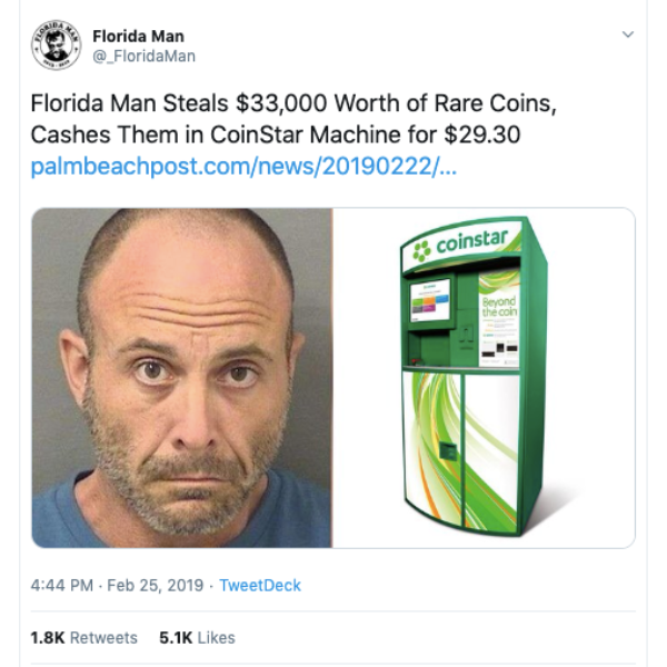 Florida man Nov 17th : r/meme