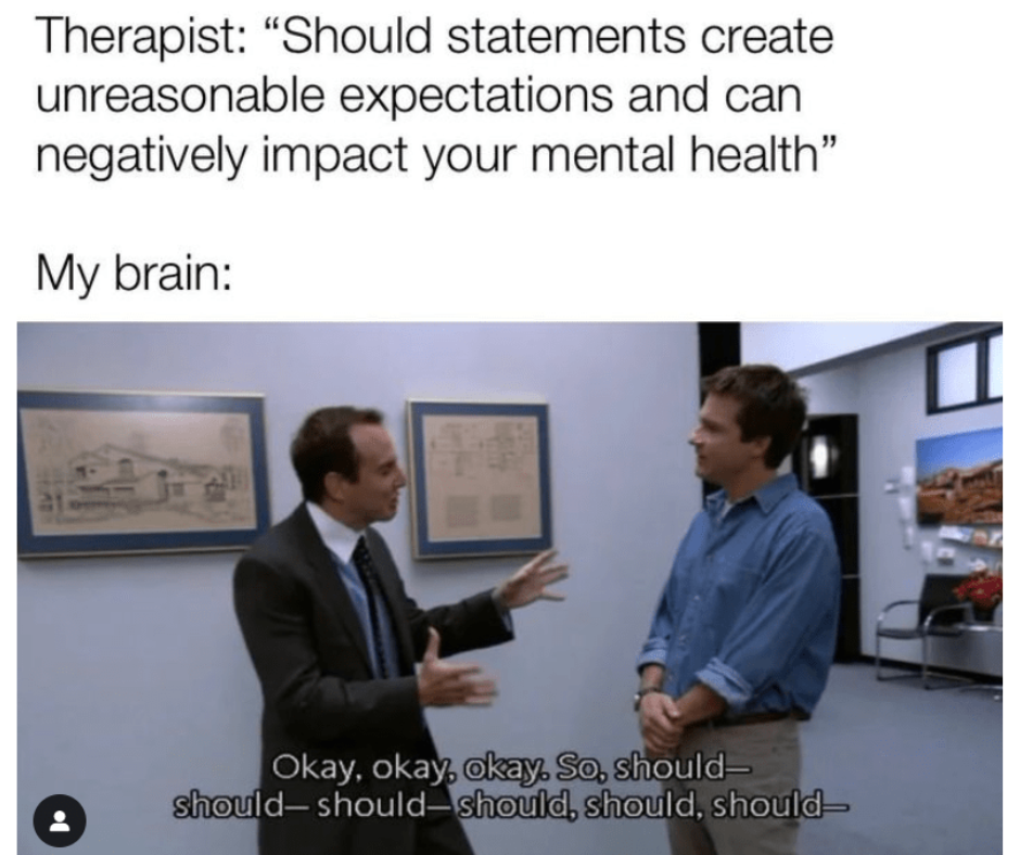 Therapy memes because seasonal affective disorder is the big sad