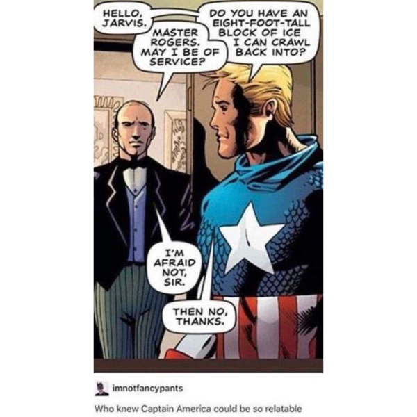 even captain america gets depressed sometimes