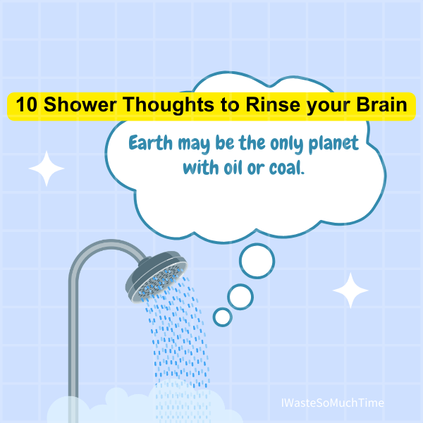 10 Things to Remember in the Shower